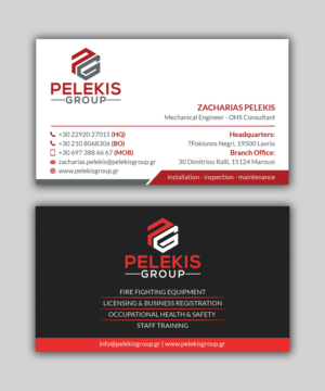 Business Card Design by T.R for Pelekis Group | Design: #23096495