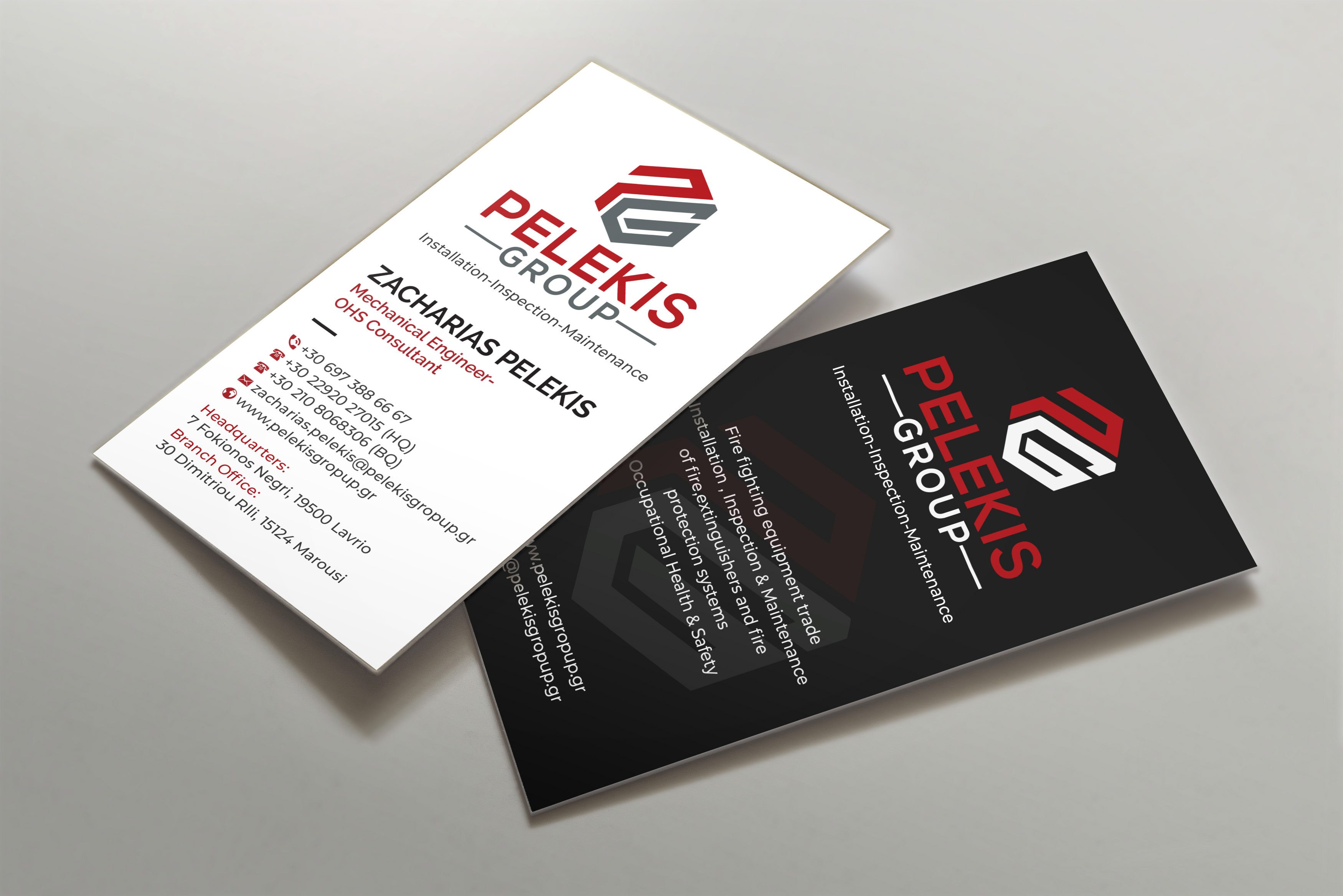 Business Card Design by R.design for Pelekis Group | Design #23094834