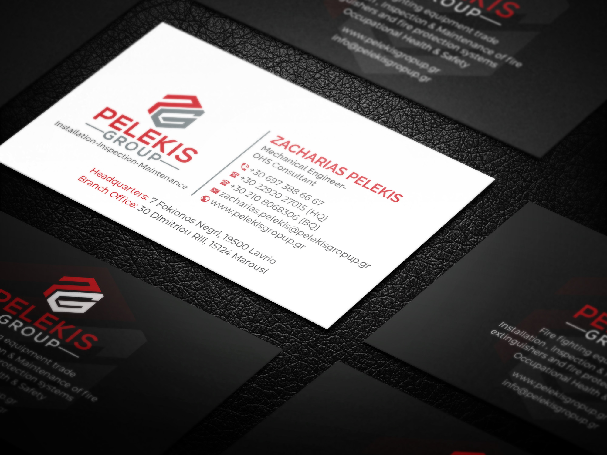 Business Card Design by R.design for Pelekis Group | Design #23095226