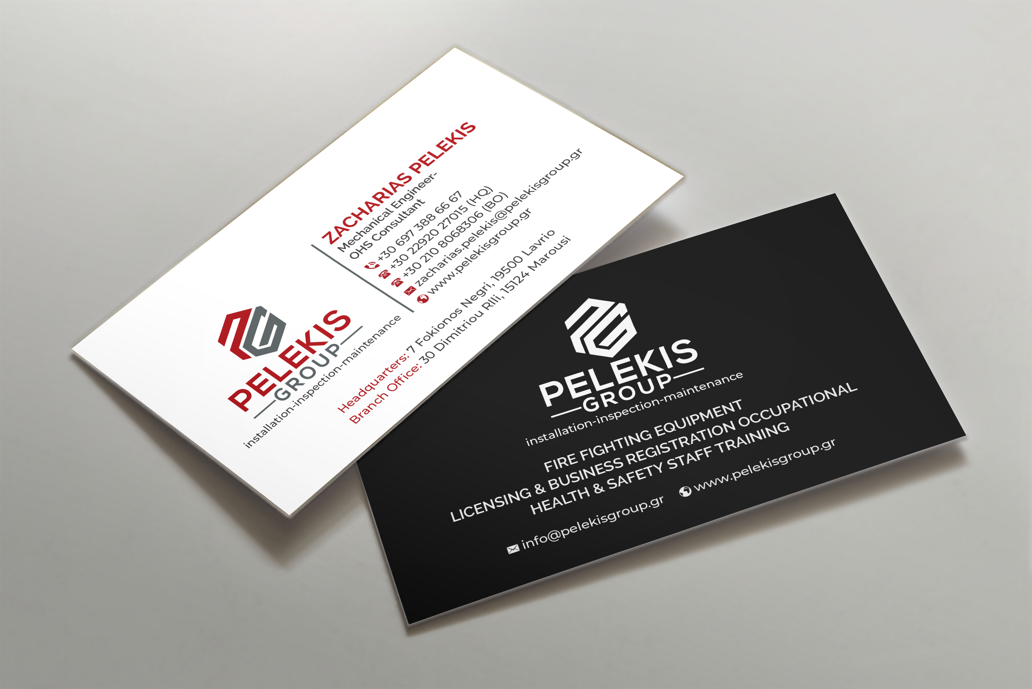 Business Card Design by R.design for Pelekis Group | Design #23098210