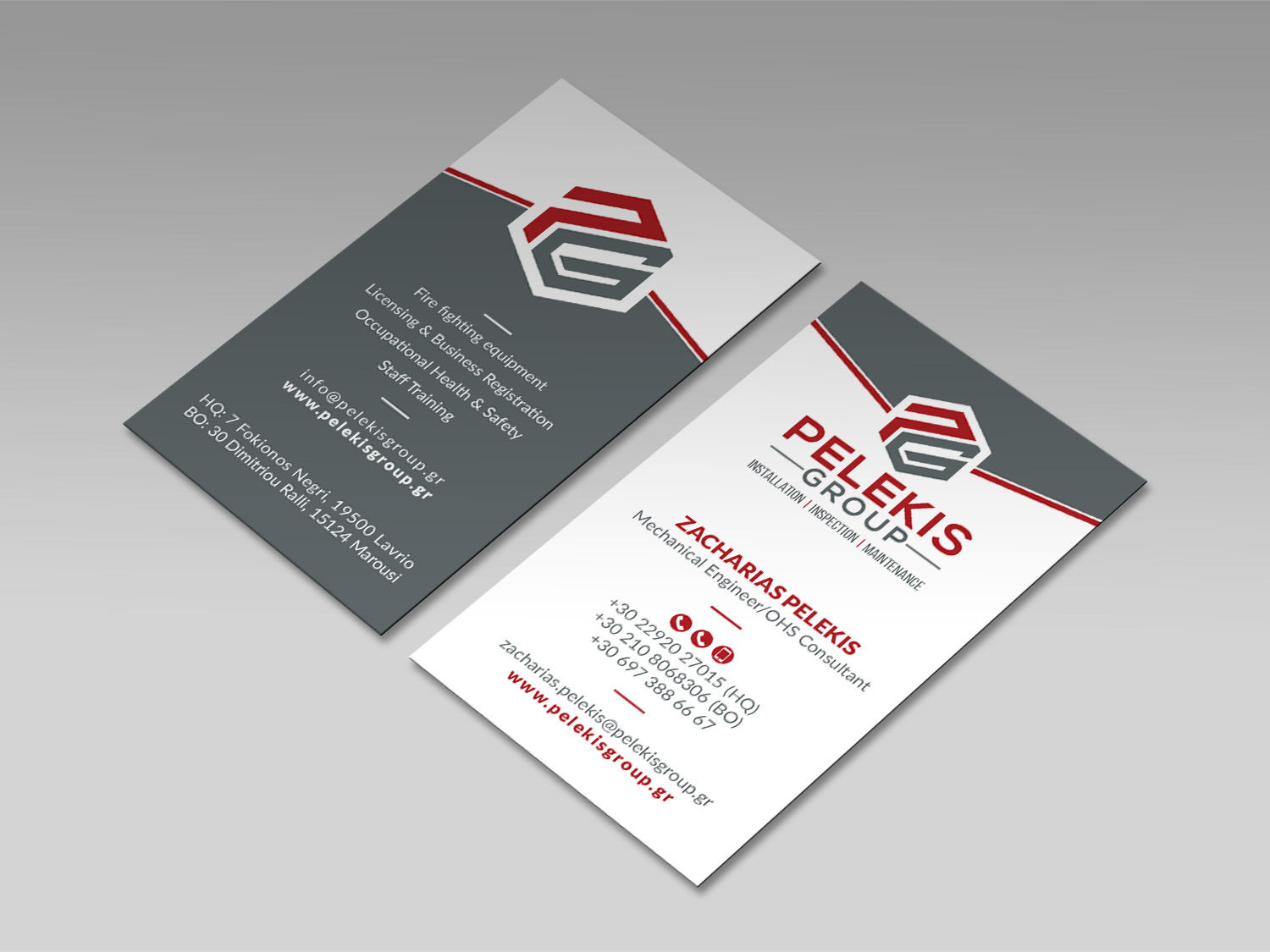 Business Card Design by MDesign for Pelekis Group | Design #23117383