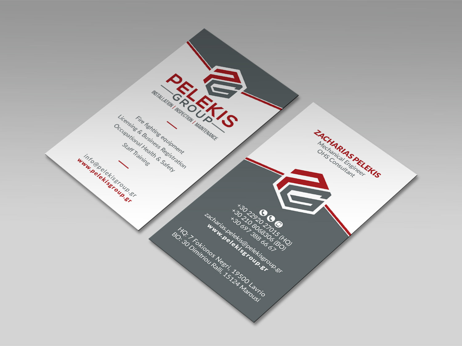 Business Card Design by MDesign for Pelekis Group | Design #23117384