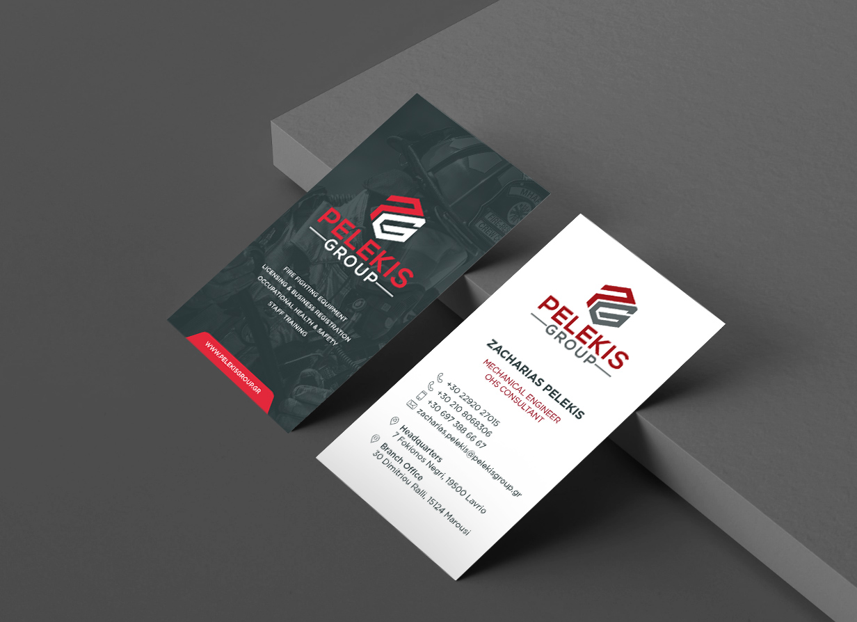 Business Card Design by kaiser87 for Pelekis Group | Design #23094379