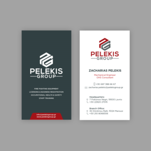 Diseño de Tarjeta de Presentación por kaiser87 para Pelekis Group | Diseño #23127795
