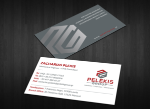 Business Card Design by Musa. A for Pelekis Group | Design: #23096451
