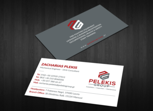 Business Card Design by Musa. A for Pelekis Group | Design: #23096452