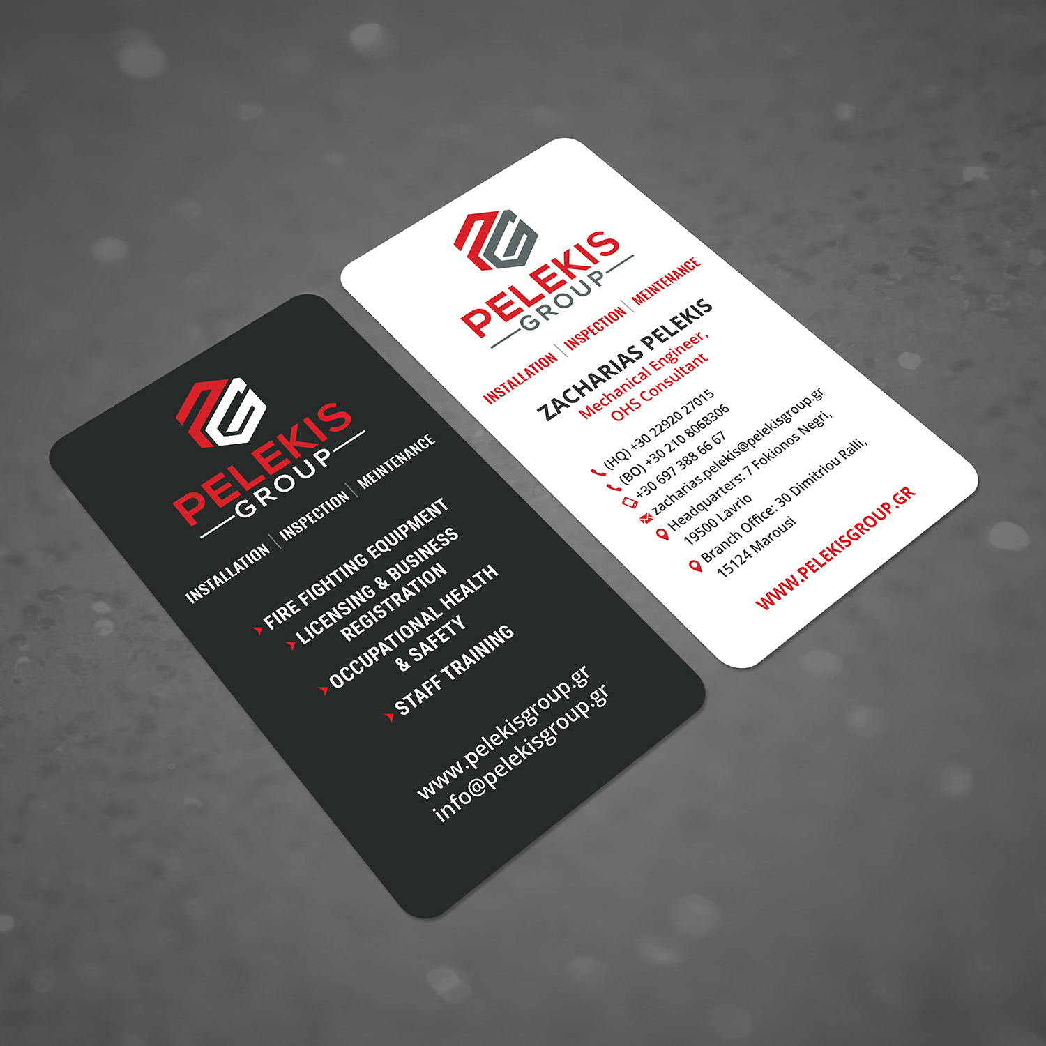 Business Card Design by henok mulugeta8 for Pelekis Group | Design #23094858