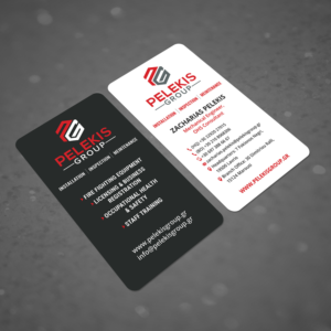 Business Card Design by henok mulugeta8 for Pelekis Group | Design: #23094858