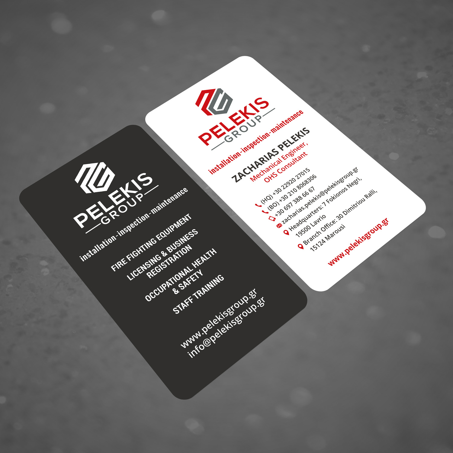 Business Card Design by henok mulugeta8 for Pelekis Group | Design #23096606