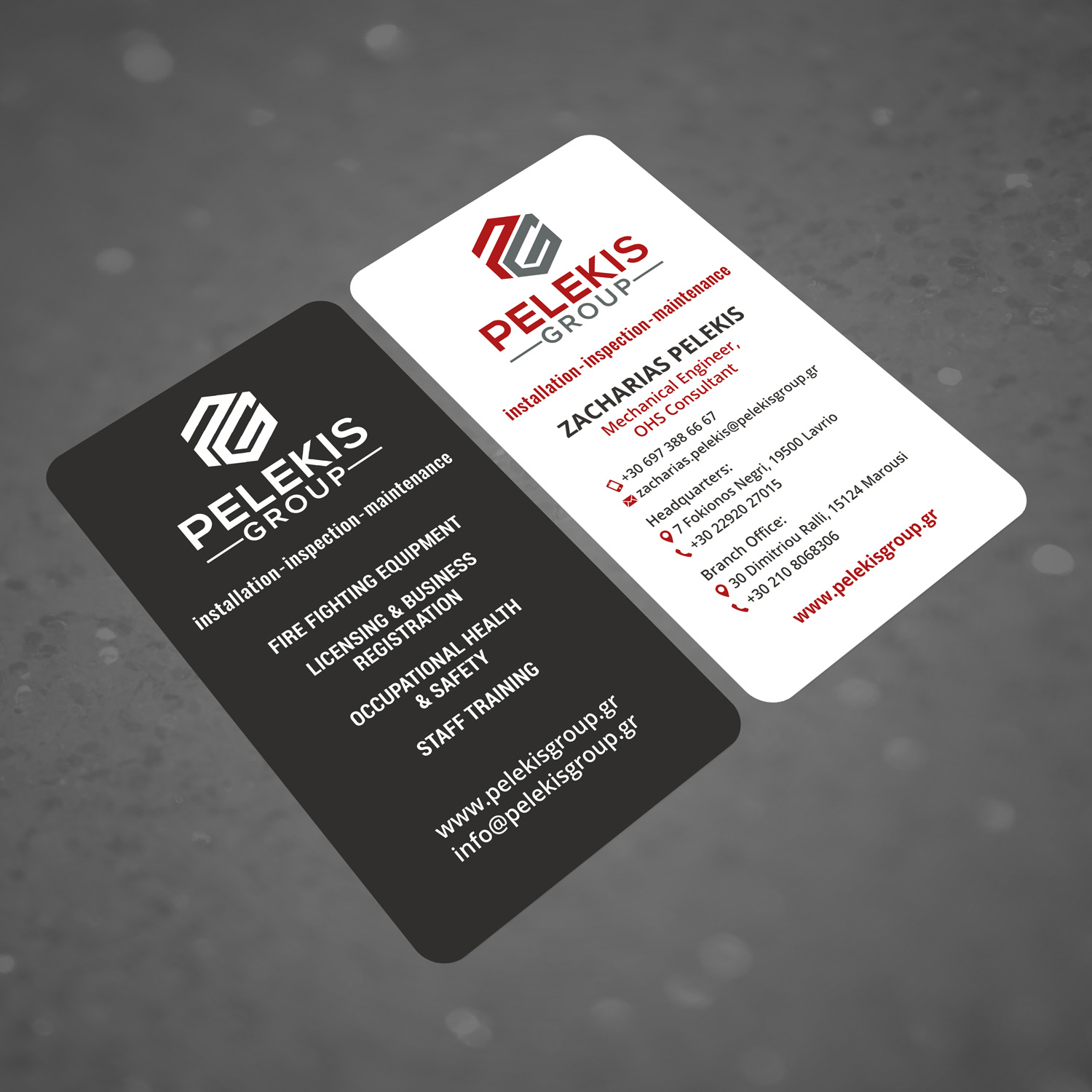 Business Card Design by henok mulugeta8 for Pelekis Group | Design #23129877