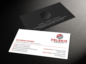 Business Card Design by DesignShout for Pelekis Group | Design: #23097467