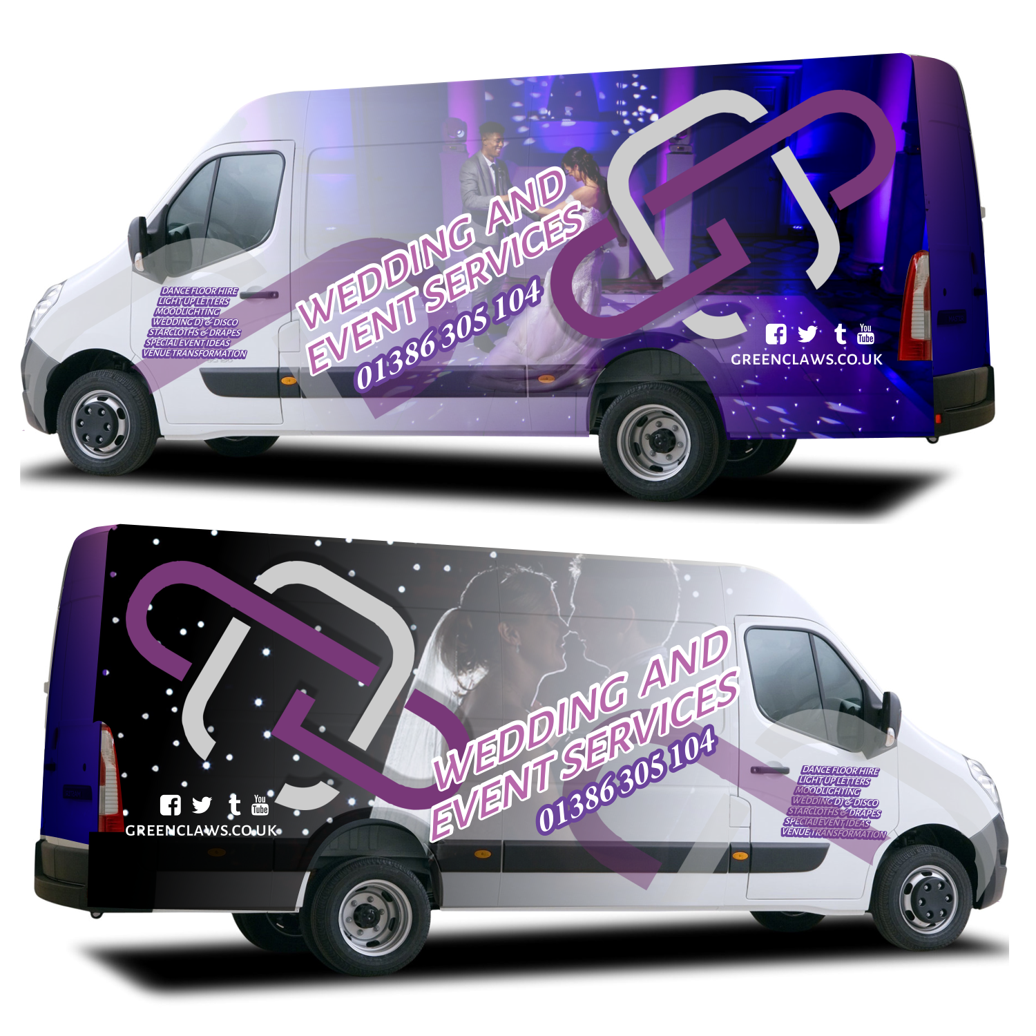 Diseño de Rotulación de Vehículo por elveneclipse para Weddings and Events LTD | Diseño #23169732