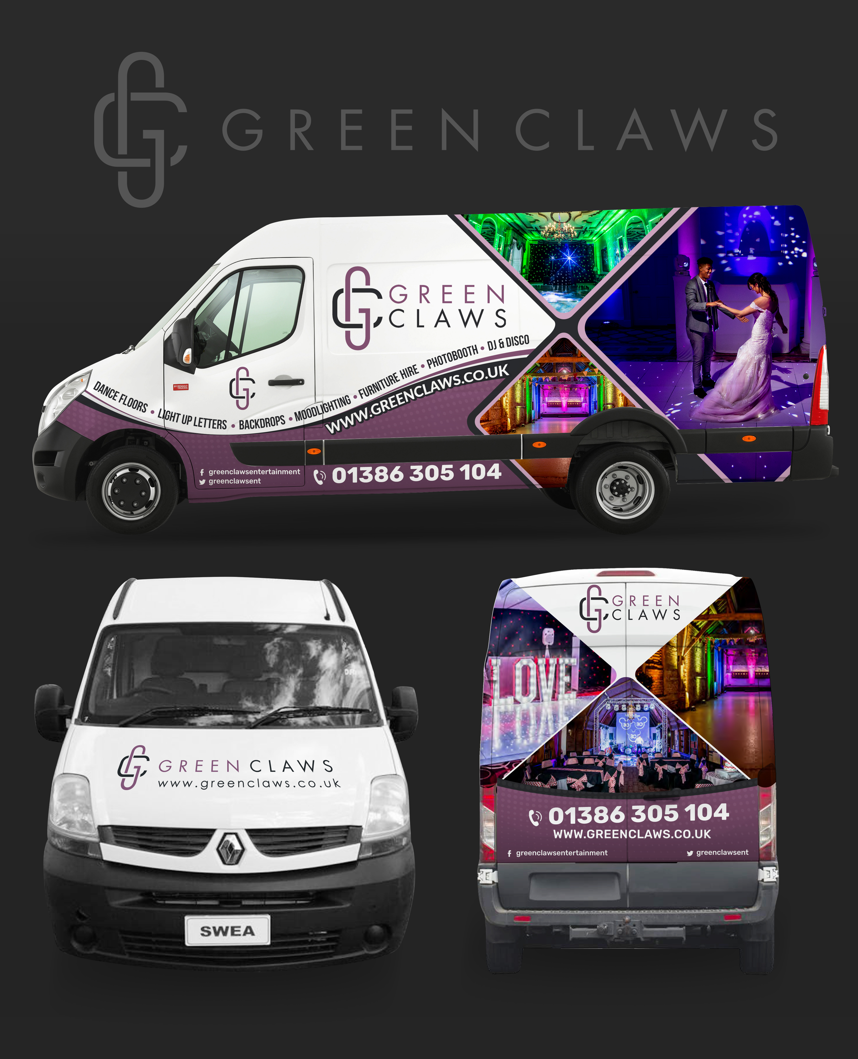 Car Wrap Design by SAI DESIGNS for Weddings and Events LTD | Design #23189355