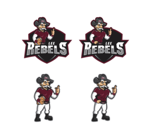 Midland Lee Rebels School Mascot Logo | Diseño de Mascota por r-toha