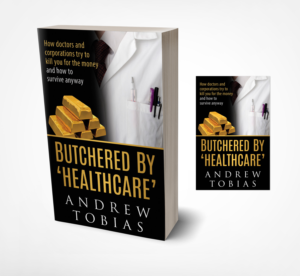 Butchered by healthcare book cover  | Book Cover Design by bulanarafika