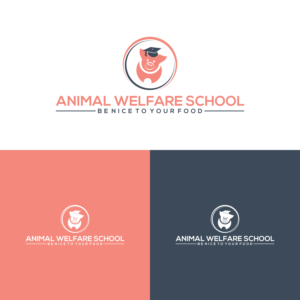 Main text: Animal Welfare School; Slogan (underneath): Be Nice To Your Food | Design de Logo par tejo