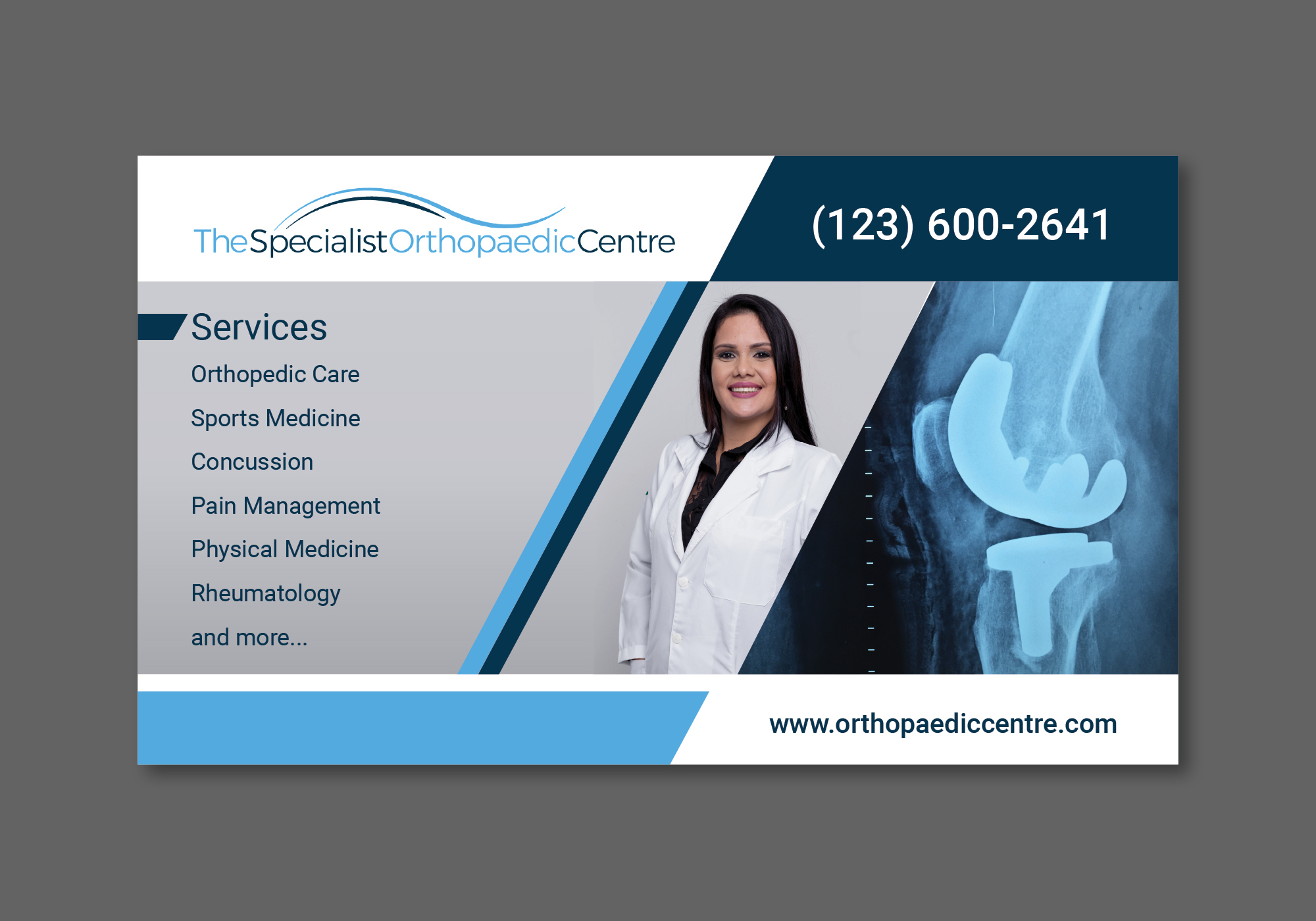 Signage Design by Nightmist for The Specialist Orthopaedic Centre | Design #23122938