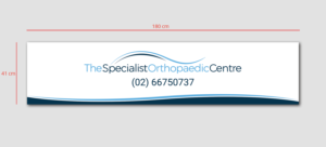 A front Sign for The Specialist Orthopaedic Centre | Diseño de Señalética por Nightmist