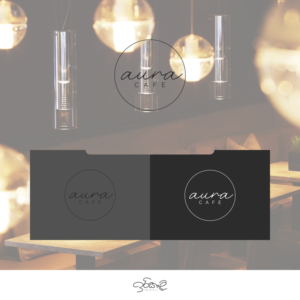 Aura Cafe | Logo Design by SamiddhaH