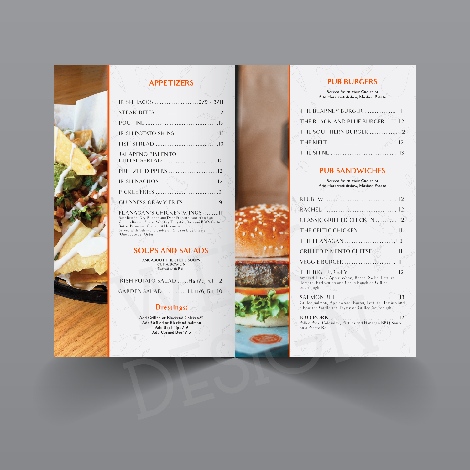 Menu Design by Louie Fuentes | Manobo Graphic Design Services for this project | Design #23113187
