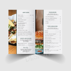 Menu Design by Louie Fuentes | Manobo Graphic Design Services for this project | Design: #23168586
