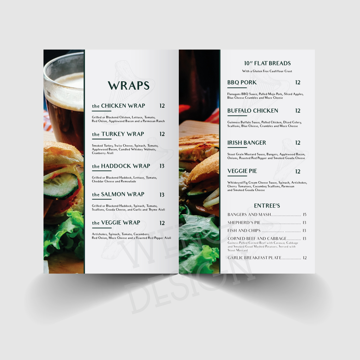 Menu Design by Louie Fuentes | Manobo Graphic Design Services for this project | Design #23168587