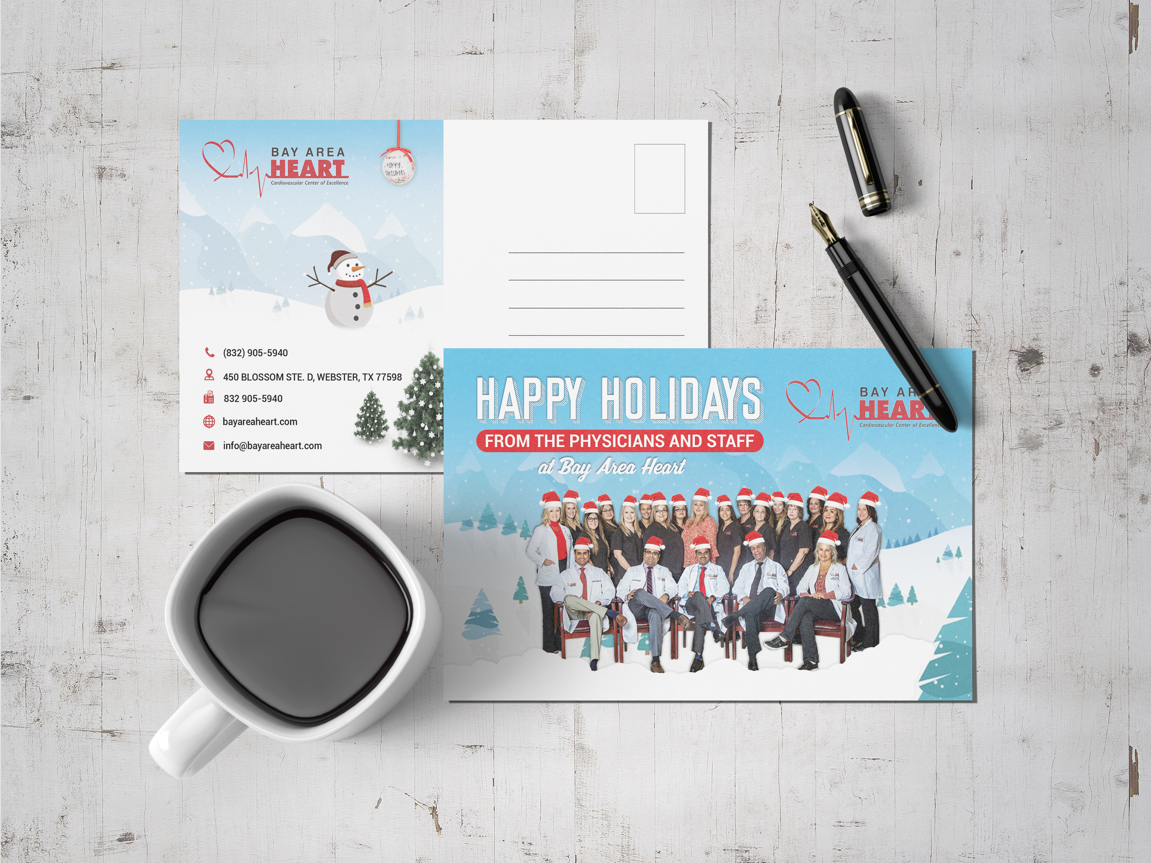 Design de Carte Postale par debdesign pour Bay Area Heart | Design #23107903