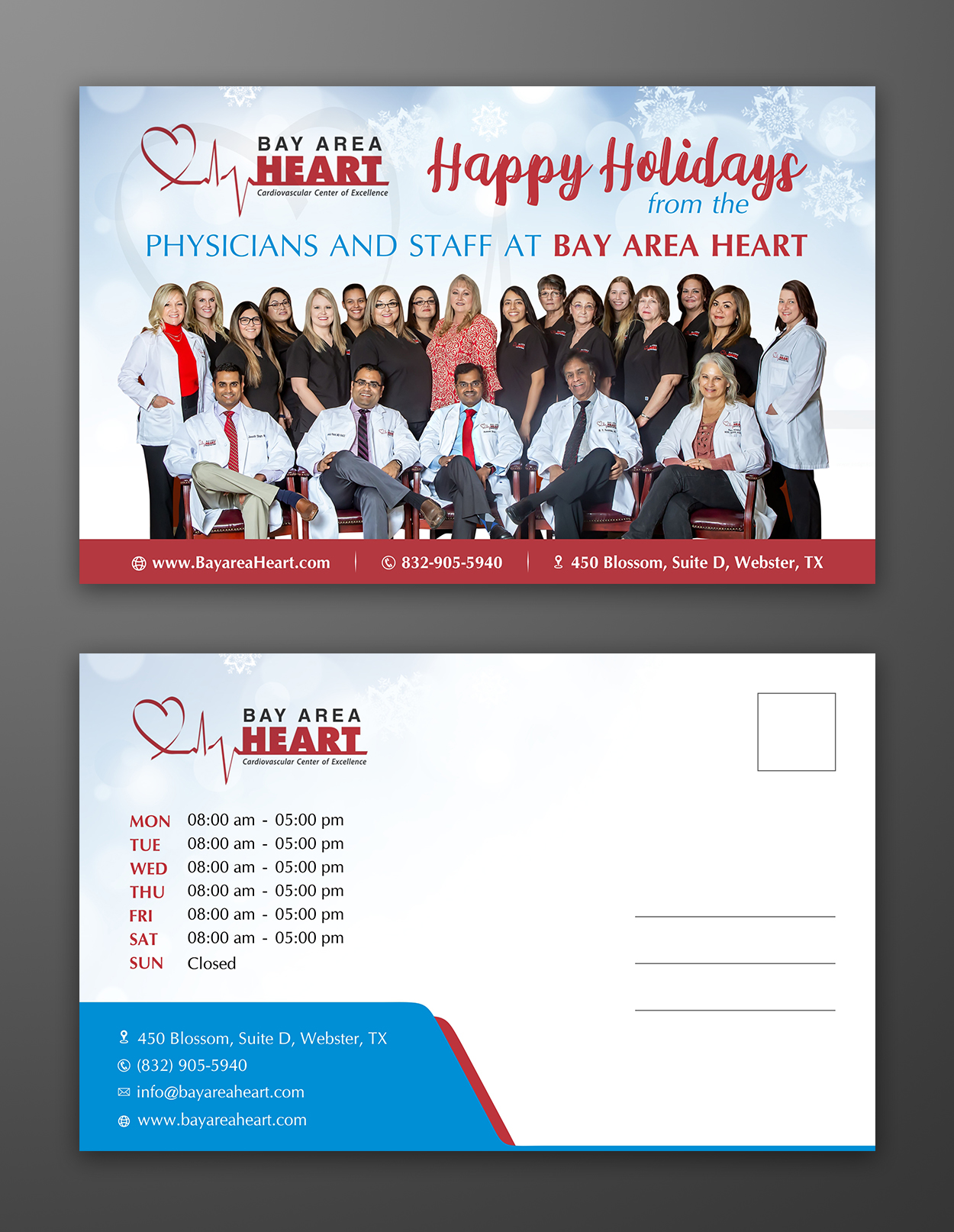 Postcard Design by OwnDesign for Bay Area Heart | Design #23107039