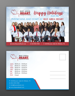 Postcard Design by OwnDesign for Bay Area Heart | Design #23107039
