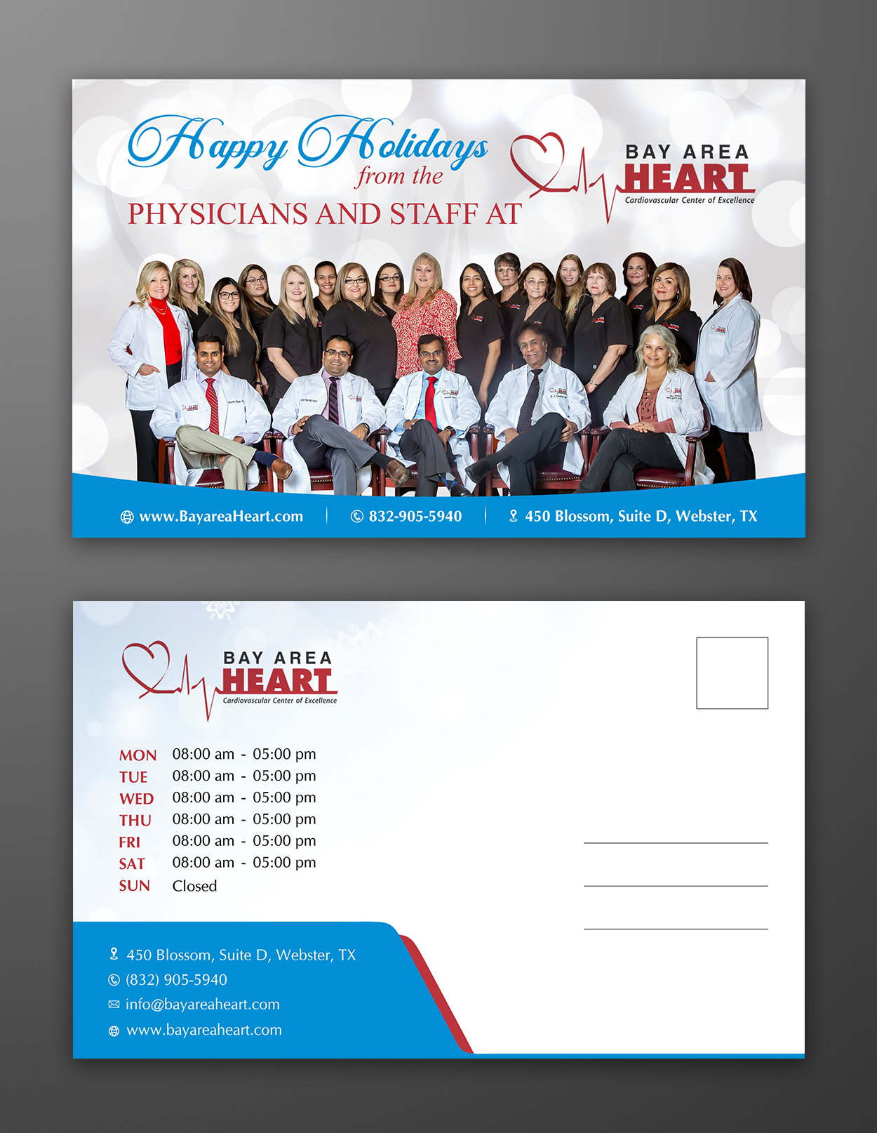 Postcard Design by OwnDesign for Bay Area Heart | Design #23107142