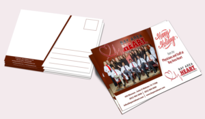 Postcard Design by Petter Goms for Bay Area Heart | Design #23105126