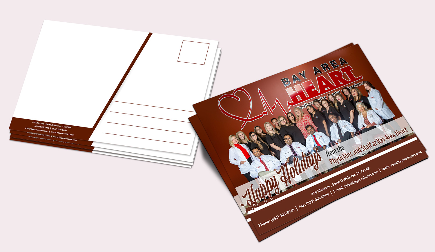 Design de Carte Postale par Petter Goms pour Bay Area Heart | Design #23105147