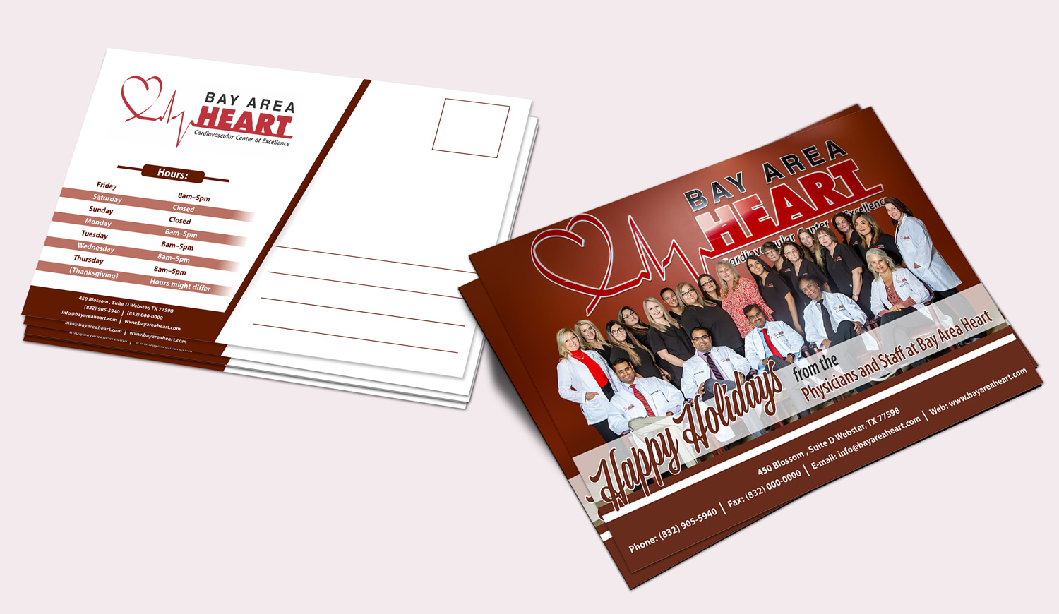 Design de Carte Postale par Petter Goms pour Bay Area Heart | Design #23105184