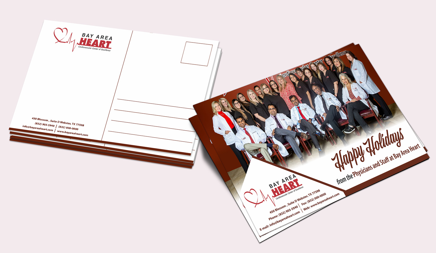 Diseño de Postal por Petter Goms para Bay Area Heart | Diseño #23105335