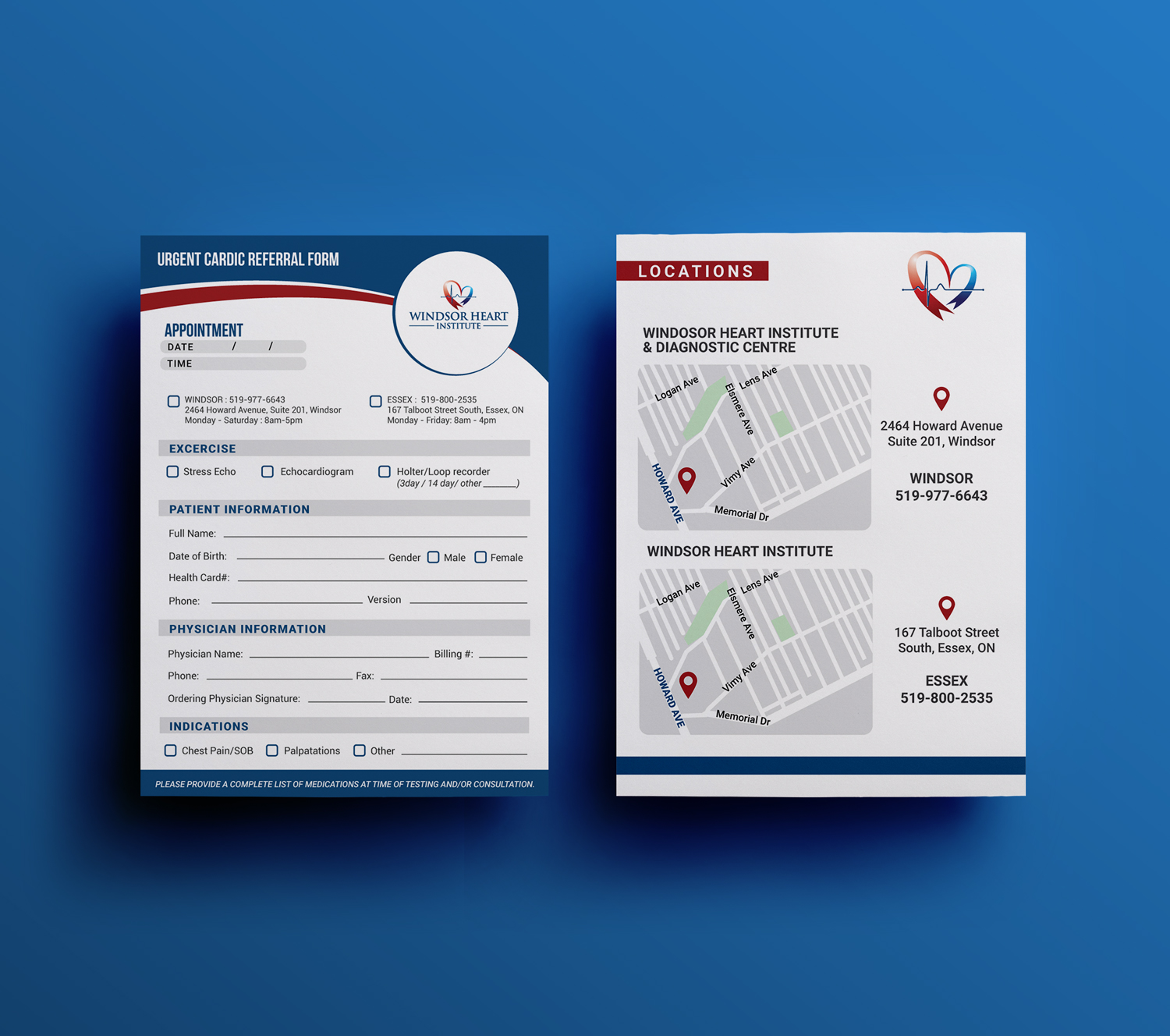 Print Design by JK18 for Windsor Heart Institute | Design #23106987