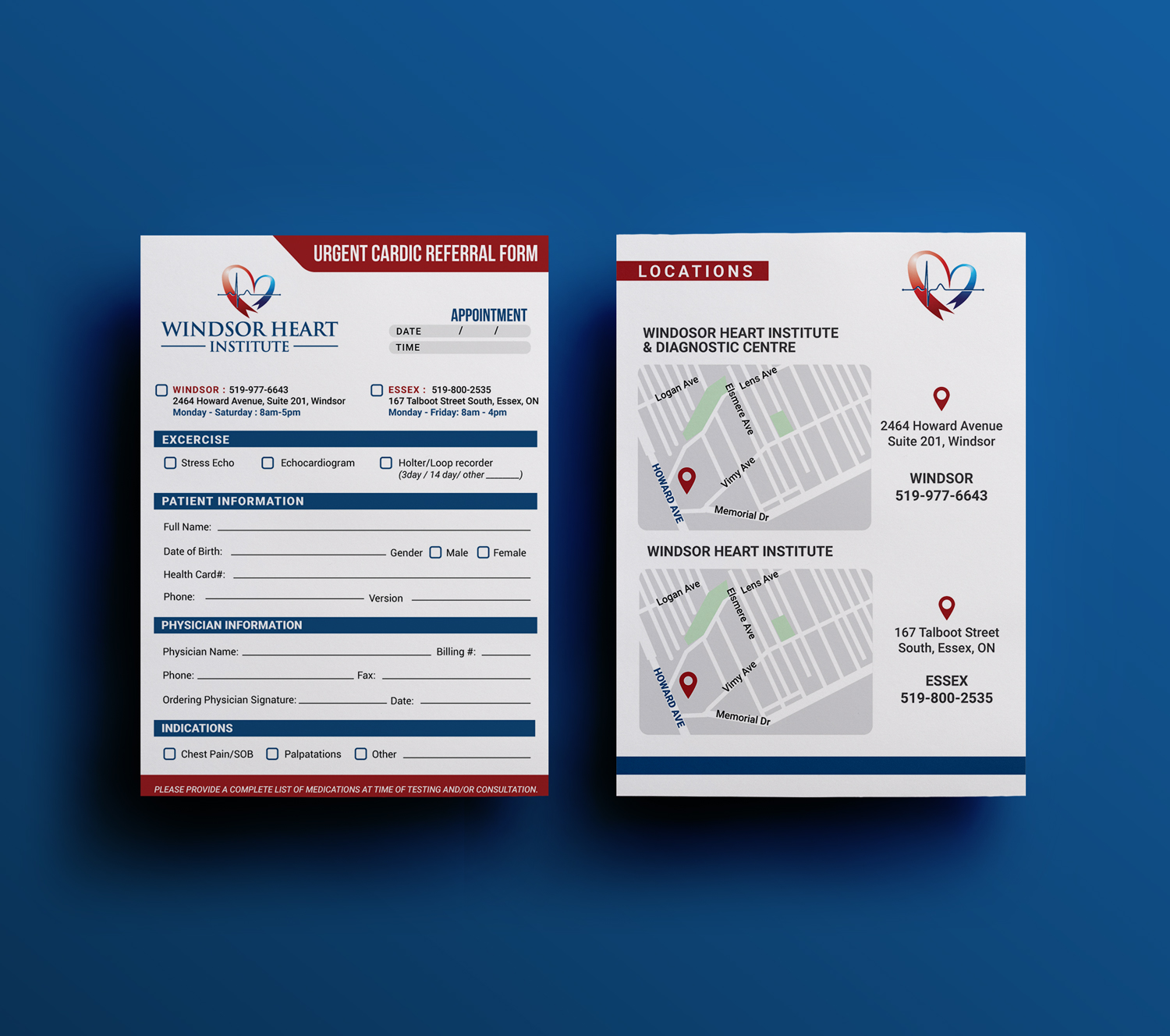 Print Design by JK18 for Windsor Heart Institute | Design #23106988