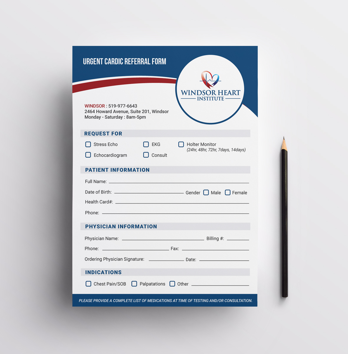 Print Design by JK18 for Windsor Heart Institute | Design #23394429