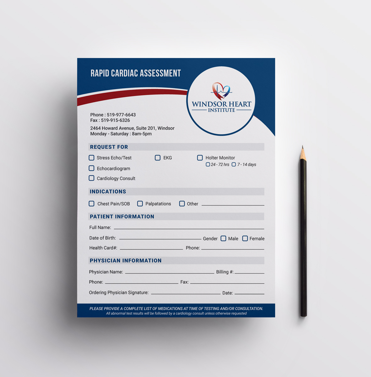 Print Design by JK18 for Windsor Heart Institute | Design #23517212