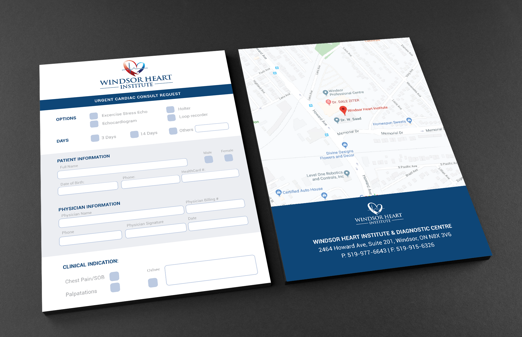 Print Design by bright design for Windsor Heart Institute | Design #23294094