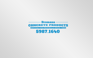 Dromana Concrete Products Serving the Peninsula since 1980  | Diseño de Logo por MT