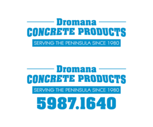 Dromana Concrete Products Serving the Peninsula since 1980  | Logo Design by QuynhAnh