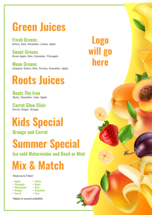 Menu Design by Moustache-Graphics