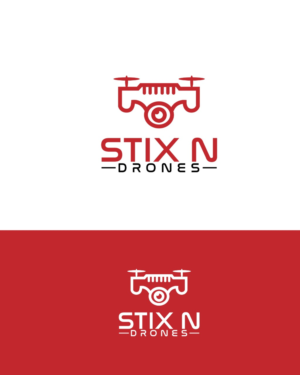 Stix N Drones | Logo Design by madeline 3