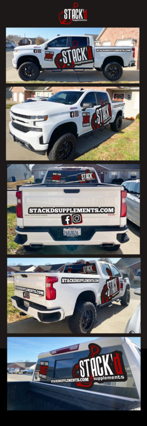 Supplement store needs Truck Designed | Car Wrap Design by Zainny Azuar