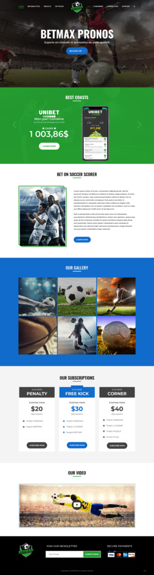 Web Design by pb for BETMAX | Design: #23120712