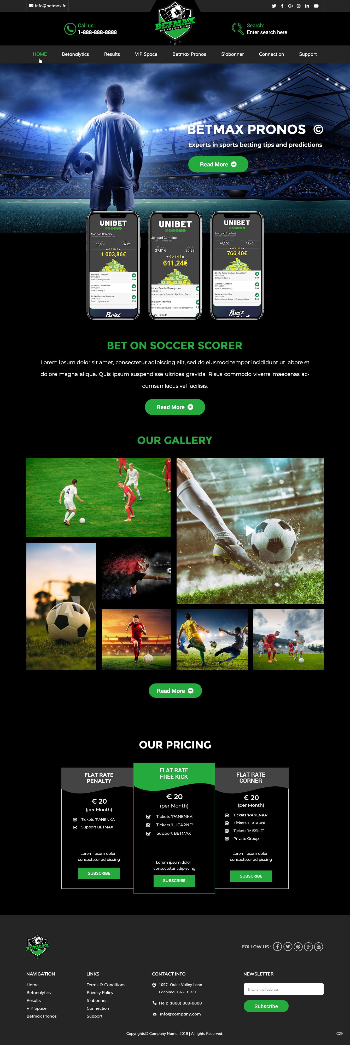 Web Design by pb for BETMAX | Design #23120713
