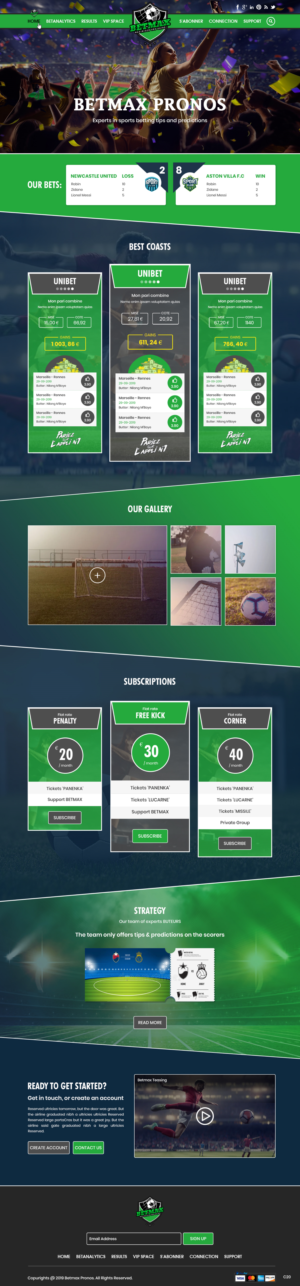 Web Design by pb for BETMAX | Design: #23120714