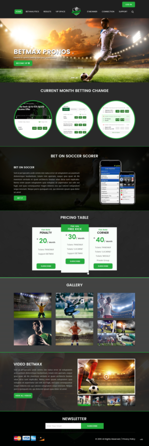 Web Design by pb for BETMAX | Design: #23120732