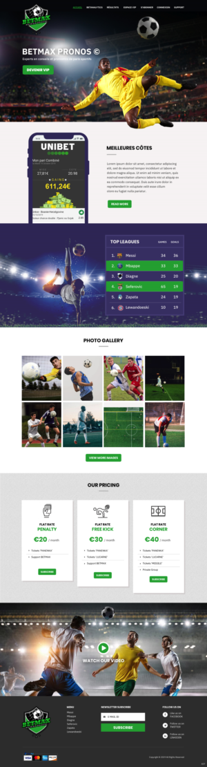 Web Design by pb for BETMAX | Design: #23120733
