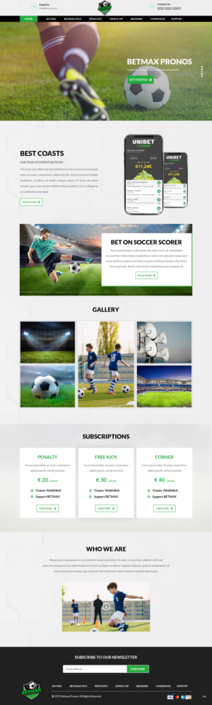 Web Design by pb for BETMAX | Design: #23120734